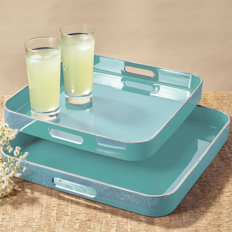 Trina Turk Plastic / Acrylic Tray Set of 2 Wayfair Canada